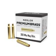 Nosler Brass 300 Weatherby Mag Unprimed Box of 50