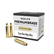 Nosler Brass 7mm Remington Mag Unprimed Box of 50