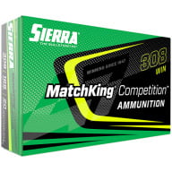 SIERRA AMMO 308 WINCHESTER 168gr MATCHKING HPBT 20/b 10/c