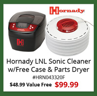 Hornady Lock N Load Sonic Cleaner with Free Case & Parts Dryer