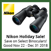 Nikon Holiday Sale! Save on select binoculars!