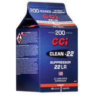 CCI AMMO 22 LR 45gr LRN CLN SUPPRESSOR 200bx 10/c