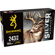 BROWNING AMMO 243 WINCHESTER 100gr SILVER SERIES 20/bx 10/cs