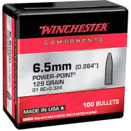 WINCHESTER BULLET 6.5 CM 129gr PP 100/b 10/c