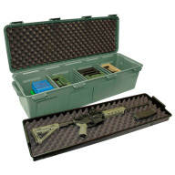 MTM TACTICAL RIFLE CRATE w/WHEELS ARMY GREEN
