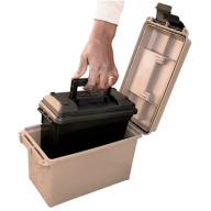 MTM 50c AMMO CAN 7.4x13.5 X8.5 w/AC30T DRK EARTH 6c
