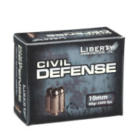 Product Name: LIBERTY AMMO 10MM 60gr CIVIL DEF 20/bx 10/cs
