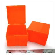 UTILITY FLIP-TOP PLASTIC BOX SIZE X-LARGE ORANGE