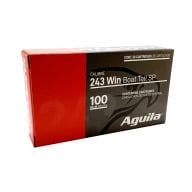 Product Name: AGUILA AMMO 243 WINCHESTER 100gr HORNADY IL 20/bx 10/cs