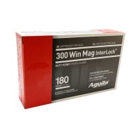 Product Name: AGUILA AMMO 300 WINCHESTER MAG 180gr HORNADY IL 20/bx 10/cs