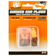 WALKERS CORDED EAR PLUGS 2-PACK 24/CS