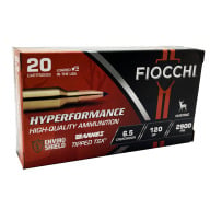 Product Name: FIOCCHI AMMO 6.5mm CREED 120gr TTSX HYP HUNT 20/b 10/c