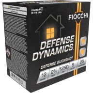 Product Name: FIOCCHI BUCKSHOT 12ga 2.75" HD 1150fps #1BK 9pel 25b 10c