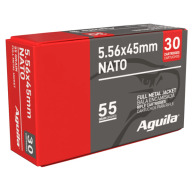 AGUILA AMMO 5.56 NATO 55g FMJ 30/bx 75/cs