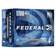 Product Name: FEDERAL AMMO 10MM AUTO 200gr PWR-SHOK JHP 20/bx 10/cs