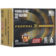 FEDERAL AMMO 32 H&R MAG 85gr HYDRA-SHOK DEEP JHP 20/bx