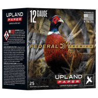 Product Name: FEDERAL AMMO 12ga 2.75 1.25oz #4 UPLAND PAPER 25bx 10cs