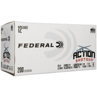 Product Name: FEDERAL 12ga ACTION SHOTGUN 2.75" 1-1/8oz #7.5 200/cs