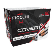 Product Name: FIOCCHI AMMO 38 SPL+P 125gr JHP COVERT X 20/b 10/c
