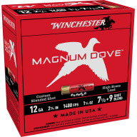 WINCHESTER AMMO 12ga 2.75 1-1/4o MAG DOVE #7.5&9 25/b 10/c