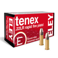 Product Name: ELEY AMMO 22LR 40gr RD TENEX RAPID FIRE 50b 100c