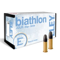 ELEY AMMO 22LR 40gr LDRN BIA 2CLUB RIFLE 50b 100c