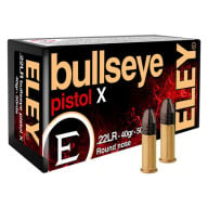 ELEY AMMO 22LR 40gr LDRN BULLSEYE PISTOL 50b 100c