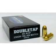 Product Name: DOUBLETAP AMMO 45 ACP 230gr FMJ-RN MATCH 50/BX