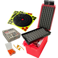Product Name: MTM PISTOL RANGE KIT CLEAR RED 6/CS