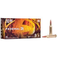 Product Name: FEDERAL AMMO 243 WINCHESTER 95gr FUSION TIPPED 20bx 10cs