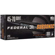 Product Name: FEDERAL AMMO 45-70 GOVT 300gr FUSION SUB 20bx 10cs