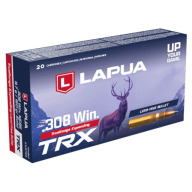 LAPUA AMMO 308 WINCHESTER 150gr TRX SOLID 20/bx 30/cs