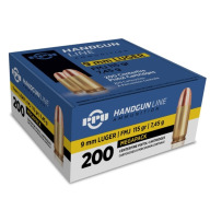 Product Name: PRVI PARTIZAN AMMO 9MM LUGER 115gr FMJ 200/bx 3/cs