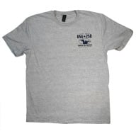 GRAF & SONS T-SHIRT GRAY U.S.A. 250yrs LARGE