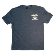 GRAF & SONS T-SHIRT NAVY U.S.A. 250yrs X-LARGE