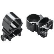 Product Name: WEAVER RINGS 1" BLACK SEE THRU DETACH TOP
