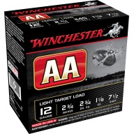 Product Name: WINCHESTER AA 12ga 2.75d 1-1/8oz 1145fps #7.5 250/cs