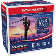 WINCHESTER SUPER-TGT 12ga 2.75d 1-1/8 #8 250/cs