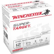 WINCHESTER SUPER-TGT 12ga 2.75 1 1/8oz steel #7 250/cs