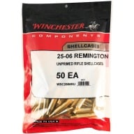 Winchester Brass 25-06 Remington Unprimed Bag of 50