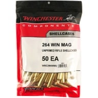 Winchester Brass 264 Winchester Mag Bag of 50