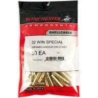 Winchester Brass 32 Winchester Special Unprimed Bag of 50