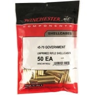 Winchester Brass 45-70 Govt Unprimed Bag of 50