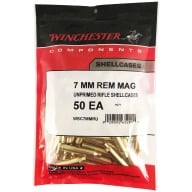 Winchester Brass 7mm Remington Mag Unprimed Bag of 50