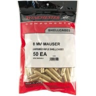 Winchester Brass 8x57 Mauser Unprimed Bag of 50