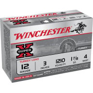 Product Name: WINCHESTER AMMO 12ga 3in 1-7/8oz SUP-X TURKEY #4 10/b 10/c