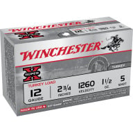 Product Name: WINCHESTER AMMO 12ga 2.75" 1.5oz SUP-X TURKEY #5 10/b 10/c