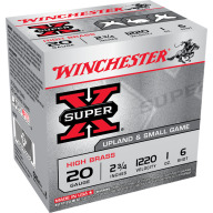 Product Name: WINCHESTER AMMO 20ga 2.75 1oz SUP-X UPLAND HB 6 25b 10c