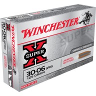 Product Name: WINCHESTER AMMO 30-06 SUPER-X 125gr PSP 20/bx 10/cs