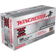 WINCHESTER AMMO 38 SPL+P SUPER-X 125gr JHP 50/bx 10/cs